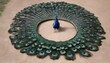 A Peacock With Its Feathers Arranged In A Perfect Upscaled 3