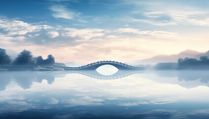 Wall Mural - Behold the Magnificence of an Ancient Chinese Bridge