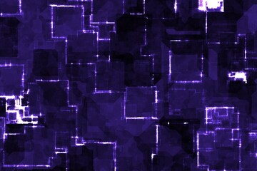 Poster - design cute cybernetic optic wire lights digitally drawn texture background illustration