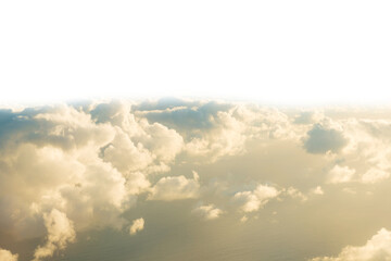 Wall Mural - clouds background, sunset clouds isolated on sky, cloud in png isolated on transparent background