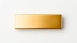 © FoxGrafy - Minimalist shot of a single gold bar on a pure white background with a slight shadow to emphasize simplicity and value,