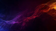 Abstract wave background with dark, grainy colours, purple, red, yellow, and blue banner design with black copy space