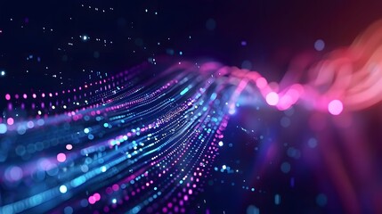 Wall Mural - big data abstract vector background. bigdata visualization