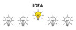 © Rick Cranches - stock vector idea creative concept vector isolated success illustration idea light bulb business concept power