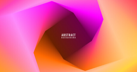 Poster - 3D colorful abstract background overlap layer on bright space with blurred colors shape effect decoration. Modern graphic design element squares style concept for web, flyer, card, or brochure cover