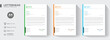 © Abdul - Clean Minimalist corporate letterhead template, Professional modern letterheads templates design for your business and project, Vector illustration