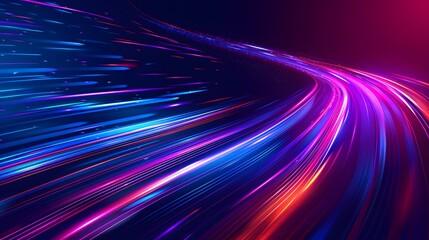 Wall Mural - light speed move vector background. dynamic motion trail. speed trail movement. furious motion minim