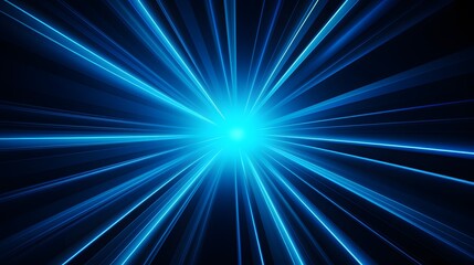 Radial blue light through the tunnel glowing in the darkness for print designs templates, Advertising materials, Email Newsletters, Header webs, e commerce signs retail shopping, advertisement busines