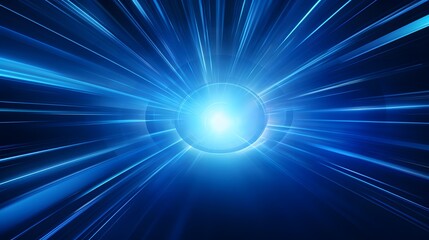 Radial blue light through the tunnel glowing in the darkness for print designs templates, Advertising materials, Email Newsletters, Header webs, e commerce signs retail shopping, advertisement busines