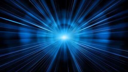 Radial blue light through the tunnel glowing in the darkness for print designs templates, Advertising materials, Email Newsletters, Header webs, e commerce signs retail shopping, advertisement busines