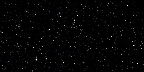 abstract starry sky. seamless pattern