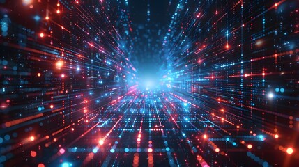 Wall Mural - big data abstract vector background. bigdata visualization