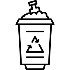 Sticker - Garbage Icon