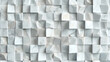 white marble 3d Mosaic marble background. Generative AI.