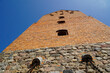 Trakai, Lithuania - Medieval castle, tower - view from below
