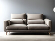 © Echotime - A sofa with a modern design feel on an abstract background, with modern style furniture,