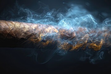 Wall Mural - Free photo abstract background with colorful puffs of smoke and golden particle
