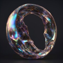 Wall Mural - glowing sphere in neon