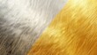 close up brushed gold gardient to silver metal texture background. abstract luxury hairline metallic in gold and silver color bakground. gold with grey polished metal, steel texture.