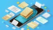 © Usman - Mobile Document Management Apps, the convenience of mobile document management apps with an image featuring document scanning, editing