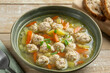 meatball soup with vegetables