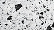 Wall terrazzo texture gray and black of stone granite white background. Generative AI.