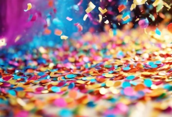 'confetti background Celebration party abstract colorful red blue event festive birthday holiday christmas carnival glistering fun decoration design element textur'