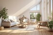 © duyina1990 - Bright and Airy Living Room With Vaulted Ceiling and Large Windows