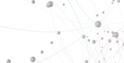 Leinwandbilder - Abstract futuristic - technology with polygonal shapes on dark blue background.