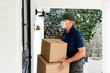 © Rawpixel.com - Package delivery service man holding boxes image