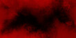 © Fannaan - Red realistic fog or mist brush effect smoke vape texture overlays vector cloud. Abstract smoke exploding cumulus clouds. Eerie black background with billowing red smoke on black