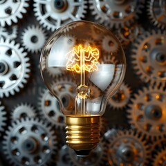 Poster - Intricate Mechanics Powering Bright Ideas and Successful Business