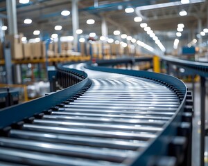 Poster - Efficient Automated Conveyor Belt System Optimizing Warehouse Package Distribution
