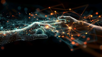 Poster - Interconnected Digital Energy Flows Across a Dynamic Cosmic Canvas