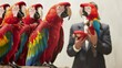 Parrotheaded leadership stresses communication and mimicry, adept at adapting messages for diverse audiences, business concept