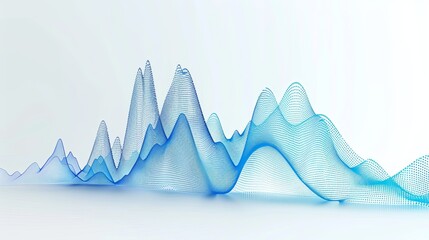 Poster - A Price Growth Chart image, ideal for financial firms, analysts, and economic publications. chart featuring progressively rising price lines, indicating financial growth and trends, Generative AI.