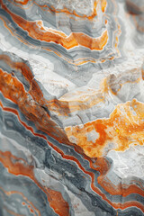 Poster - A 3D texture showing the intricate layers of sedimentary rock, with each layer telling a story of geological history,