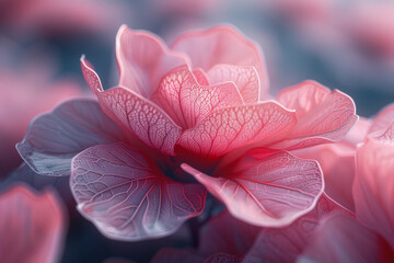 Aufkleber - An animation of a fractal bloom, where each petal splits into smaller, perfectly shaped petals endlessly,