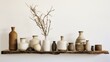 © Rachel Yee Laam Lai - earth tone ceramic vase terracotta, ai