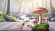 mushroom wallpaper fantasy wallpaper 4k mushroom light fantasy mushroom jungle forest mushroom jungle background
