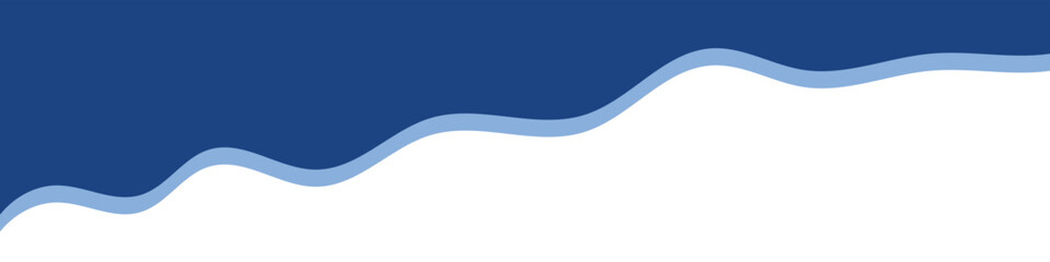 Wall Mural - divider header for app, banners or posters. set of template dividers shapes for website. curve lines