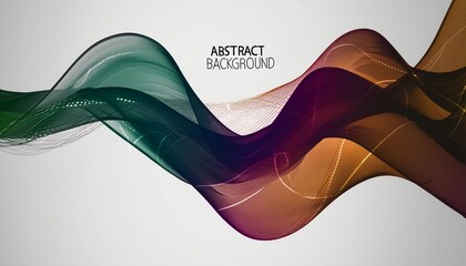 Wall Mural - colorful abstract fluid wave on a white background graphic layout liquid ai generated