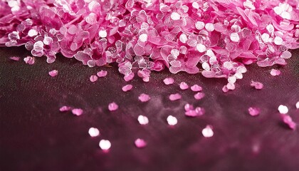Wall Mural - abstract shiny pink glitter texture