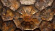 © Bijac - intricate turtle shell pattern in earthy tones wildlife inspired abstract background
