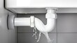 © anna - leaked plastic faucet in a bathroom Generative AI