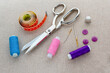 Sewing tools and accessories.