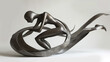  A dynamic kinetic sculpture in constant motion, its graceful curves and fluid movements echoing the strength and resilience of women as they navigate the complexities of life and society.
