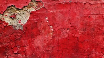 Poster - Red wall texture. Generative AI