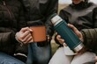 Mug & thermal bottle for camping & hiking