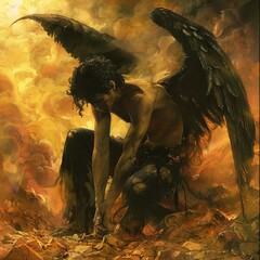 A fallen angel seeks to overthrow the rulers of hell and claim the throne for themselves, sparking a rebellion that threatens to consume both heaven and earth